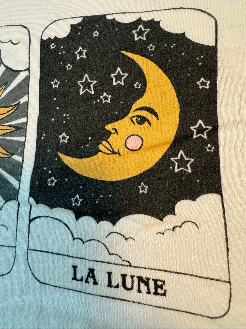 Celestial Tee with Sun & Moon Graphic - Picture 6 of 6